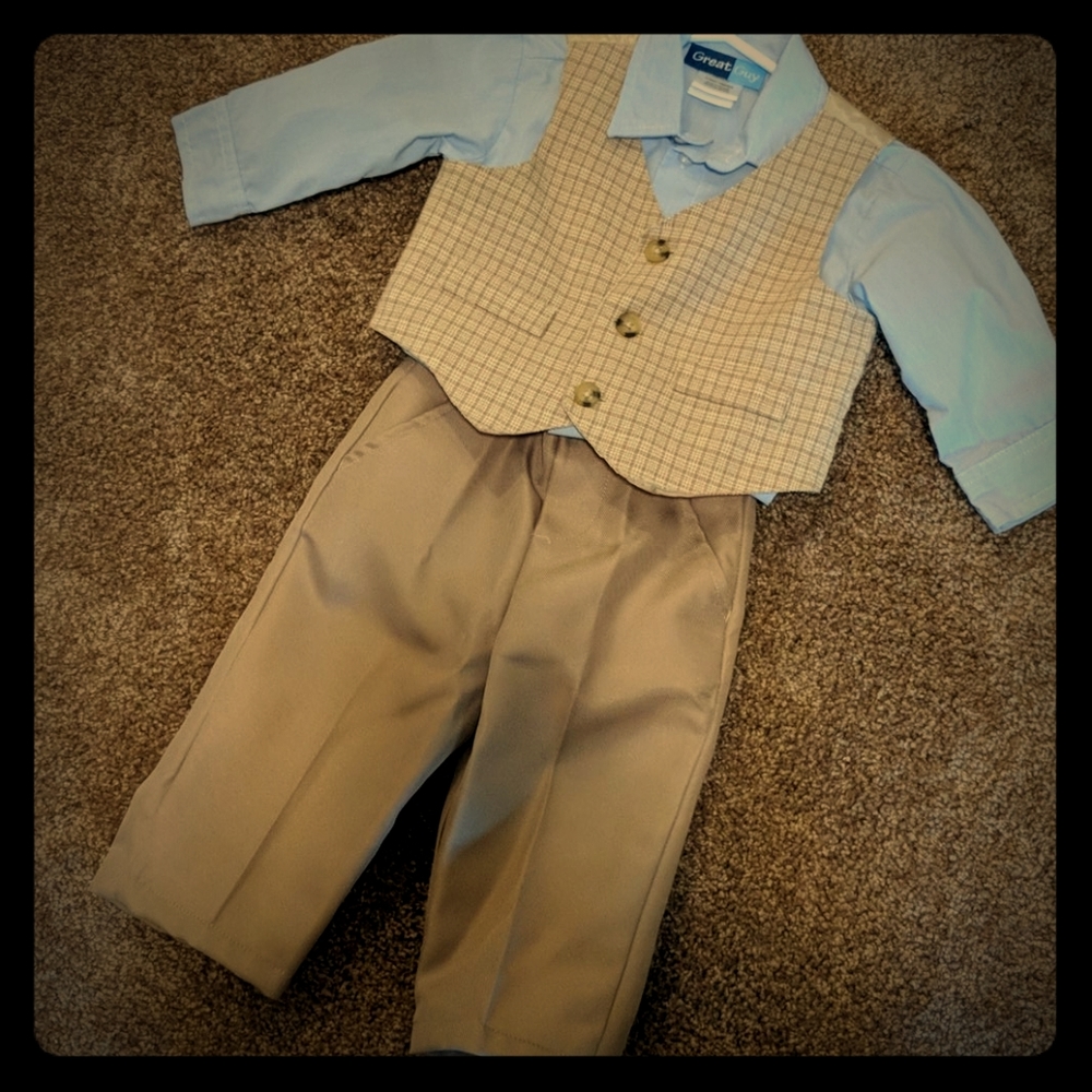 Great Guy Baby Suit: 3 pieces (pant, shirt, vest)